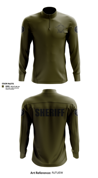 Quarter Zip Jacket, Bartow County Sheriff’s Office, Police, Teamtime, Team time, sublimation, custom sports apparel, team uniforms, spirit wear, spiritwear, sports uniforms, custom shirts, team store, custom team store, fundraiser sports, apparel fundraiser