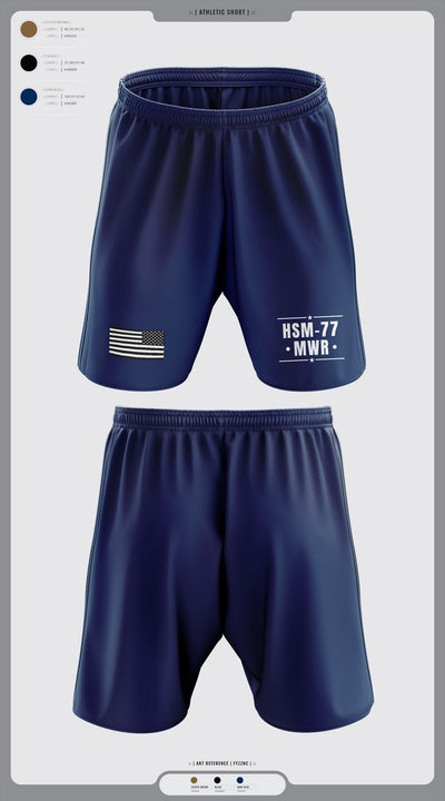 HSM-77 MWR 54616922 Athletic Shorts With Pockets - 3