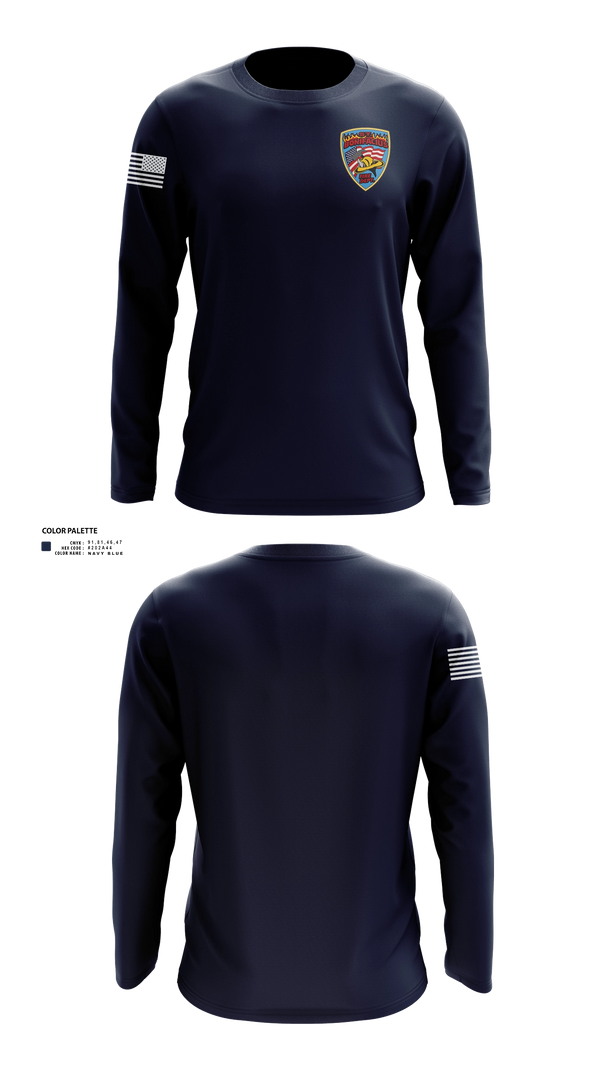 Long Sleeve Performance Shirt, St. Boni, Fire Department, Teamtime, Team time, sublimation, custom sports apparel, team uniforms, spirit wear, spiritwear, sports uniforms, custom shirts, team store, custom team store, fundraiser sports, apparel fundraiser