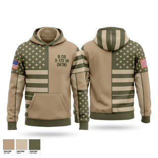 Hoodie, B CO 3-172 IN (MTN), National Guard, Teamtime, Team time, sublimation, custom sports apparel, team uniforms, spirit wear, spiritwear, sports uniforms, custom shirts, team store, custom team store, fundraiser sports, apparel fundraiser