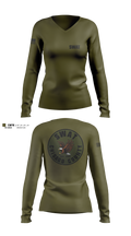 Chisago County ERU Women's Long Sleeve V-neck Shirt - 1