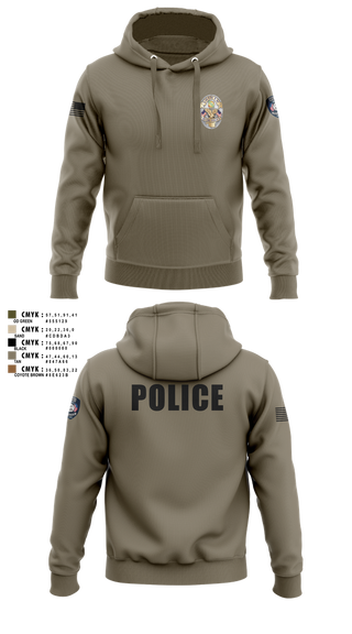 Hoodie, Miami Police Department, , Teamtime, Team time, sublimation, custom sports apparel, team uniforms, spirit wear, spiritwear, sports uniforms, custom shirts, team store, custom team store, fundraiser sports, apparel fundraiser