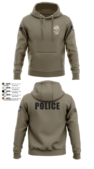 Miami Police Department 44557573 Hoodie - 6