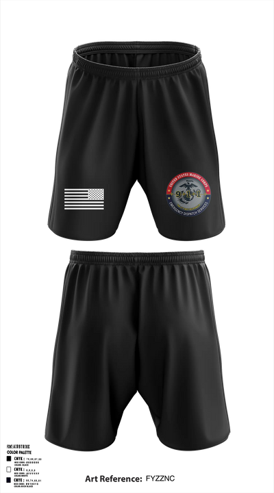 MCAS Miramar Emergency Dispatch Athletic Shorts With Pockets - 5