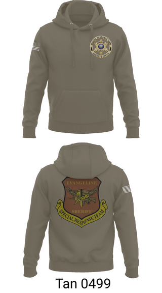 Hoodie, Evangeline Parish Sheriffs Office S.R.T, Police, Teamtime, Team time, sublimation, custom sports apparel, team uniforms, spirit wear, spiritwear, sports uniforms, custom shirts, team store, custom team store, fundraiser sports, apparel fundraiser
