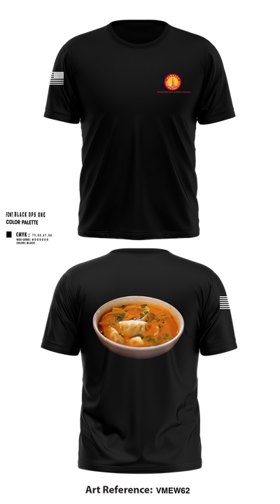 Namaste MoMo and Curry House 1830129 Short Sleeve Performance Shirt - 100