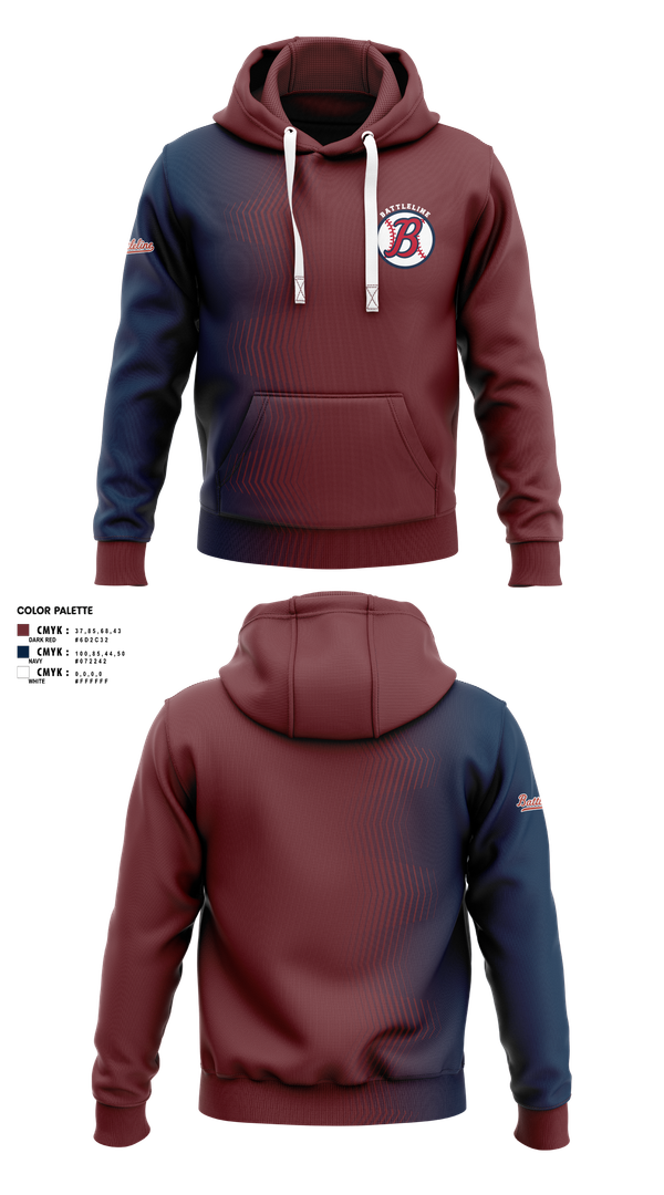 Hoodie, Battleline, Baseball, Teamtime, Team time, sublimation, custom sports apparel, team uniforms, spirit wear, spiritwear, sports uniforms, custom shirts, team store, custom team store, fundraiser sports, apparel fundraiser