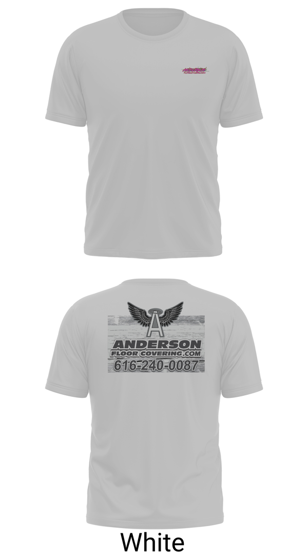 Old School Cotton Feel Shirt, Anderson Floor Covering, , Teamtime, Team time, sublimation, custom sports apparel, team uniforms, spirit wear, spiritwear, sports uniforms, custom shirts, team store, custom team store, fundraiser sports, apparel fundraiser