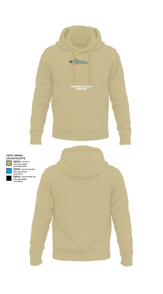 Hoodie, Department of Adult CorrectionNorth Carolina Department of Adult Corrections, Police, Teamtime, Team time, sublimation, custom sports apparel, team uniforms, spirit wear, spiritwear, sports uniforms, custom shirts, team store, custom team store, fundraiser sports, apparel fundraiser