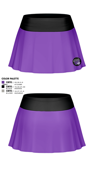 Skort, Soledad Warriors Cheer, Cheer, Teamtime, Team time, sublimation, custom sports apparel, team uniforms, spirit wear, spiritwear, sports uniforms, custom shirts, team store, custom team store, fundraiser sports, apparel fundraiser