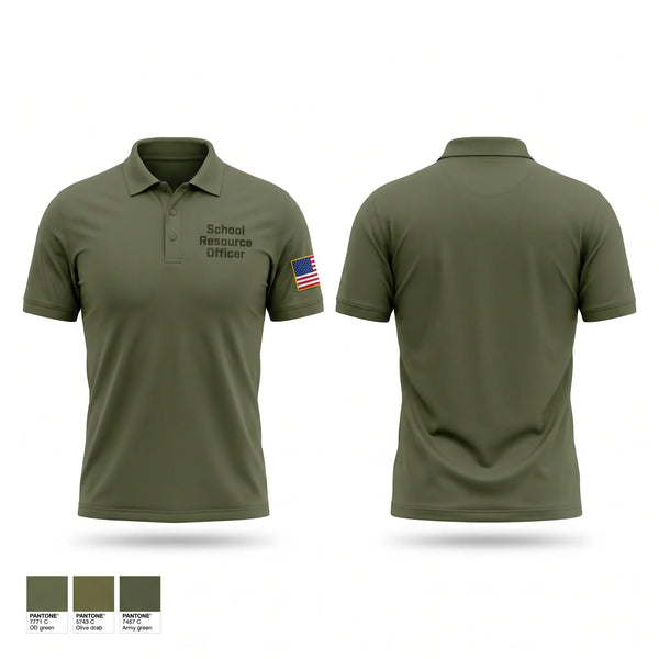 Short Sleeve Performance Polo, School Resource Officer, Police, Teamtime, Team time, sublimation, custom sports apparel, team uniforms, spirit wear, spiritwear, sports uniforms, custom shirts, team store, custom team store, fundraiser sports, apparel fundraiser