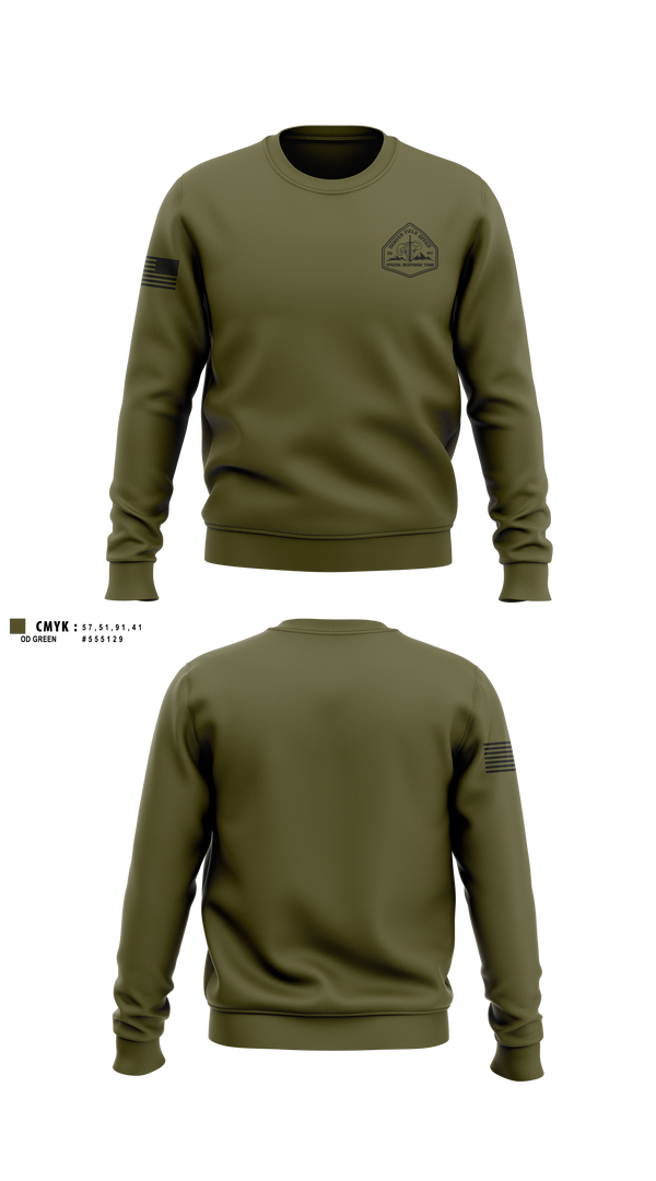 Crew Neck Sweatshirt, Denver Special Response Team, Police, Teamtime, Team time, sublimation, custom sports apparel, team uniforms, spirit wear, spiritwear, sports uniforms, custom shirts, team store, custom team store, fundraiser sports, apparel fundraiser