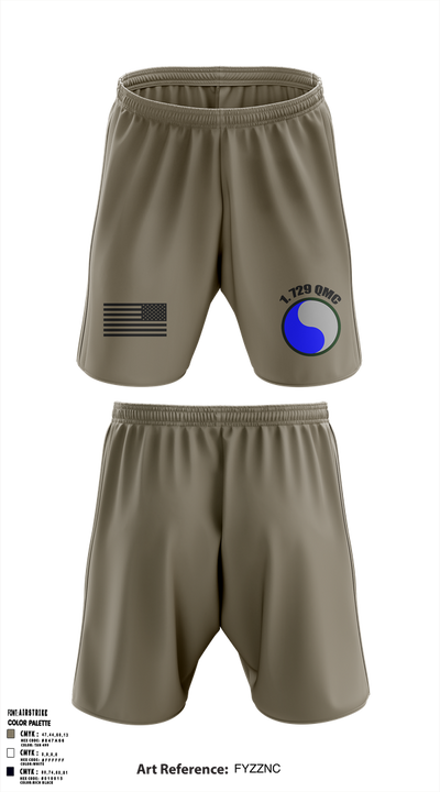 729 Quarter Master Unit 34151644 Athletic Shorts With Pockets - 1