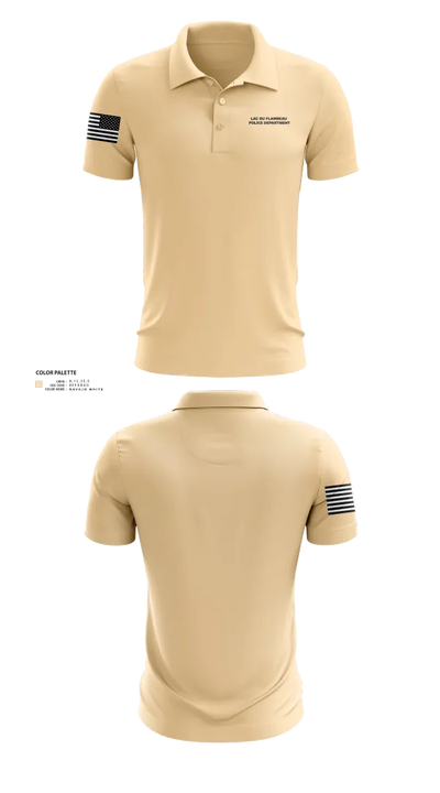 Lac du Flambeau Police Department 95153004 Short Sleeve Performance Polo - 21