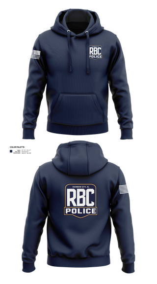 Hoodie, Rainbow City Police Department, Police, Teamtime, Team time, sublimation, custom sports apparel, team uniforms, spirit wear, spiritwear, sports uniforms, custom shirts, team store, custom team store, fundraiser sports, apparel fundraiser
