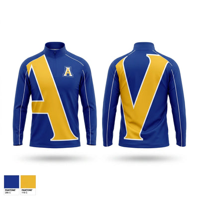 Velva Aggies Quarter Zip Jacket - 1