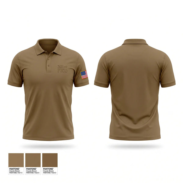 Short Sleeve Performance Polo, 301st FICO, Army, Teamtime, Team time, sublimation, custom sports apparel, team uniforms, spirit wear, spiritwear, sports uniforms, custom shirts, team store, custom team store, fundraiser sports, apparel fundraiser