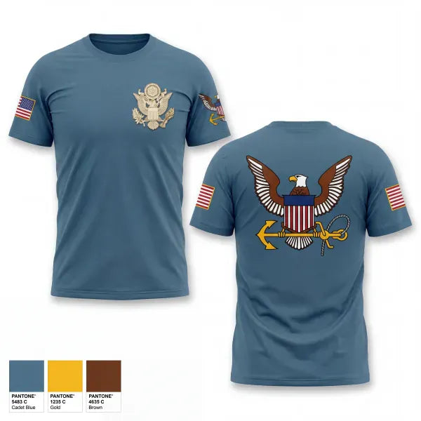 Old School Cotton Feel Shirt, Christiana high school NJROTC, Navy, Teamtime, Team time, sublimation, custom sports apparel, team uniforms, spirit wear, spiritwear, sports uniforms, custom shirts, team store, custom team store, fundraiser sports, apparel fundraiser