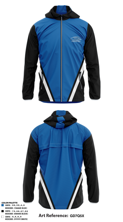 Fremont Rush Soccer Club 4271438 Windbreaker - 1