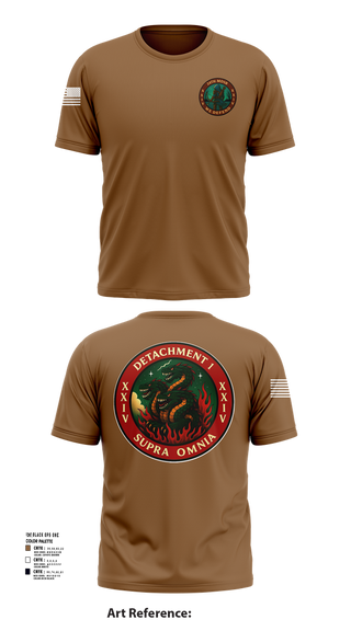 Short Sleeve Performance Shirt, Detachment 1, 24th MDSB, , Teamtime, Team time, sublimation, custom sports apparel, team uniforms, spirit wear, spiritwear, sports uniforms, custom shirts, team store, custom team store, fundraiser sports, apparel fundraiser