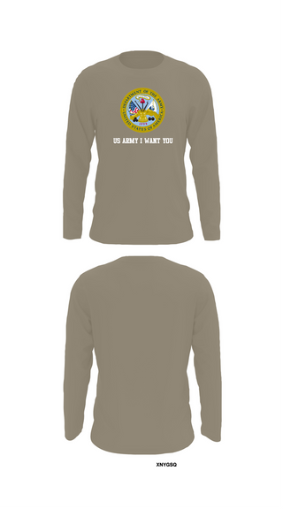 Long Sleeve Performance Shirt, US Army I Want You, Army, Teamtime, Team time, sublimation, custom sports apparel, team uniforms, spirit wear, spiritwear, sports uniforms, custom shirts, team store, custom team store, fundraiser sports, apparel fundraiser