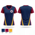 Madison Academic High School Softball 93879285 Women's Short Sleeve V-neck Shirt - 1