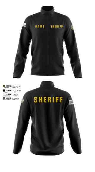 Fleece Jacket, JEFFERSON COUNTY SHERIFFS OFFICE, Police, Teamtime, Team time, sublimation, custom sports apparel, team uniforms, spirit wear, spiritwear, sports uniforms, custom shirts, team store, custom team store, fundraiser sports, apparel fundraiser