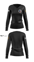 Robstown Police Department Women's Long Sleeve V-neck Shirt - 102