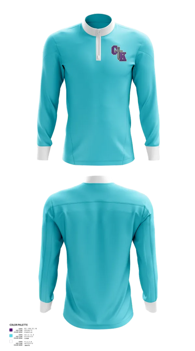 Columbia Knights Football 69359325 Quarter Zip Jacket - 23