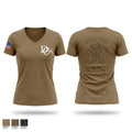 USS DONALD COOK 92442226 Women's Short Sleeve V-neck Shirt - 1