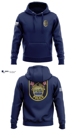Hoodie, Canal Fulton Police Department, Police, Teamtime, Team time, sublimation, custom sports apparel, team uniforms, spirit wear, spiritwear, sports uniforms, custom shirts, team store, custom team store, fundraiser sports, apparel fundraiser