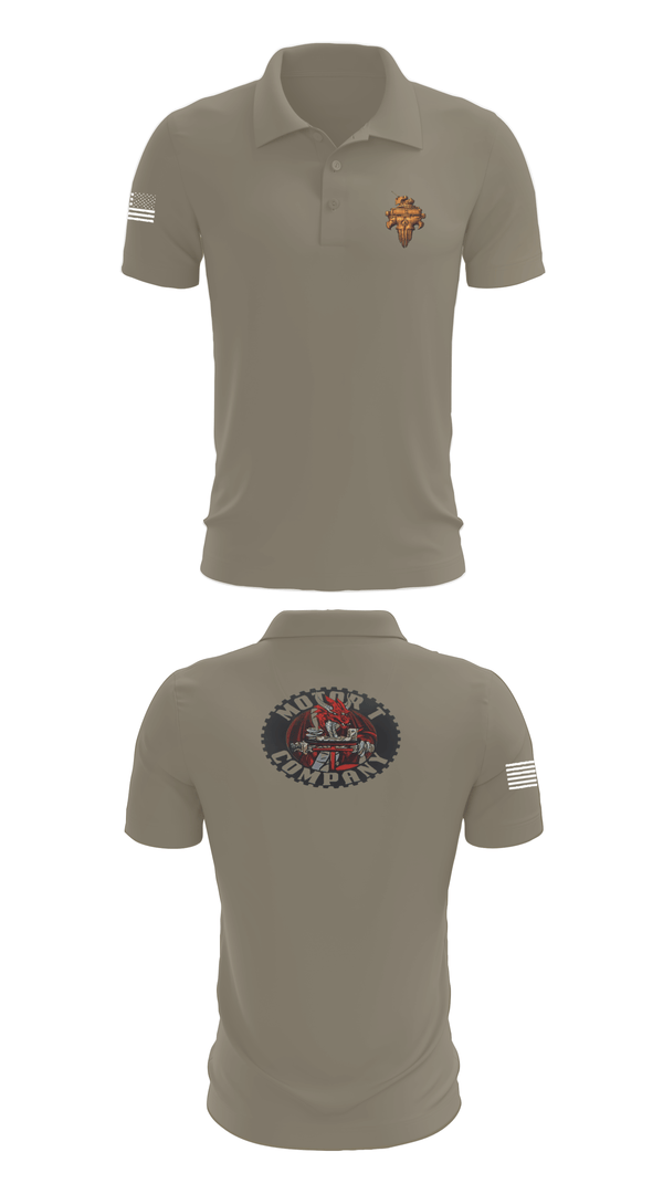 Short Sleeve Performance Polo, 3D LSB MT CO, Marines, Teamtime, Team time, sublimation, custom sports apparel, team uniforms, spirit wear, spiritwear, sports uniforms, custom shirts, team store, custom team store, fundraiser sports, apparel fundraiser