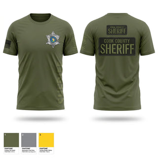 Old School Cotton Feel Shirt, Cook County Sheriff’s Office, Police, Teamtime, Team time, sublimation, custom sports apparel, team uniforms, spirit wear, spiritwear, sports uniforms, custom shirts, team store, custom team store, fundraiser sports, apparel fundraiser