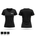 SPD K9 31253837 Women's Short Sleeve V-neck Shirt - 1