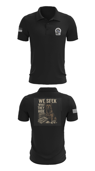 Short Sleeve Performance Polo, Narcotics K9, , Teamtime, Team time, sublimation, custom sports apparel, team uniforms, spirit wear, spiritwear, sports uniforms, custom shirts, team store, custom team store, fundraiser sports, apparel fundraiser