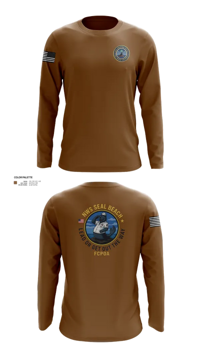 NWS (Naval Weapons Station) Seal Beach 83046355 Long Sleeve Performance Shirt 10