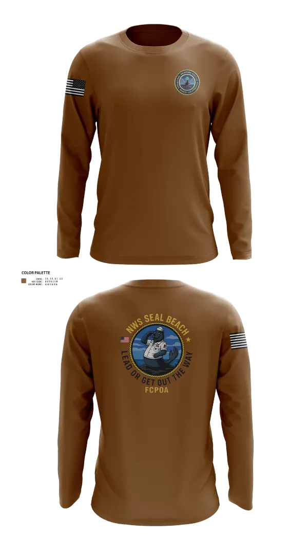 Long Sleeve Performance Shirt, NWS (Naval Weapons Station) Seal Beach, , Teamtime, Team time, sublimation, custom sports apparel, team uniforms, spirit wear, spiritwear, sports uniforms, custom shirts, team store, custom team store, fundraiser sports, apparel fundraiser