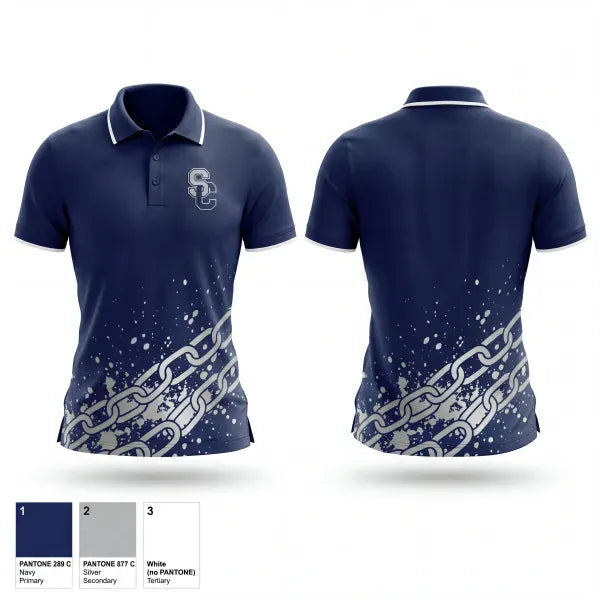 Short Sleeve Performance Polo, Falcons, Men's Basketball, Teamtime, Team time, sublimation, custom sports apparel, team uniforms, spirit wear, spiritwear, sports uniforms, custom shirts, team store, custom team store, fundraiser sports, apparel fundraiser
