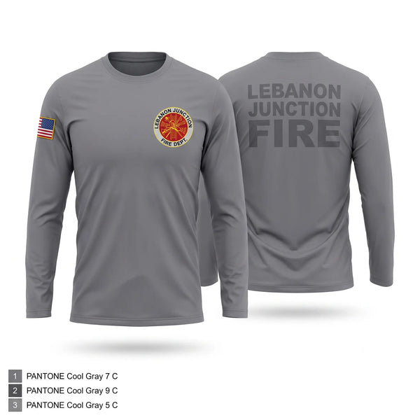 Long Sleeve Performance Shirt, Lebanon Junction Fire Dept, Fire Department, Teamtime, Team time, sublimation, custom sports apparel, team uniforms, spirit wear, spiritwear, sports uniforms, custom shirts, team store, custom team store, fundraiser sports, apparel fundraiser