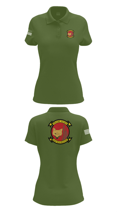 Headquarters & Headquarters Squadron 11394515 Women's Short Sleeve Performance Polo  - 55