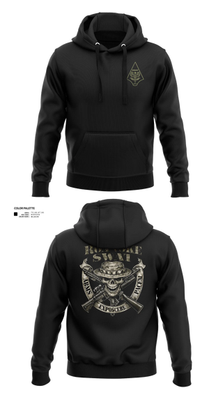Hoodie, Roanoke SWAT, Police, Teamtime, Team time, sublimation, custom sports apparel, team uniforms, spirit wear, spiritwear, sports uniforms, custom shirts, team store, custom team store, fundraiser sports, apparel fundraiser