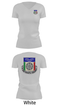 244th QUARTERMASTER BATTALION 79599381 Women's Short Sleeve V-neck Shirt - 12