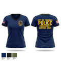 Yonkers Police Emergency Services Unit Women's Short Sleeve V-neck Shirt - 1