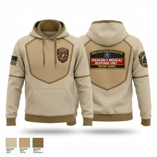 Hoodie, Sicangu Nation Tribal Defense Solutions Emergency Medical Response Unit (SNTDS‑EMRU), EMS/EMT, Teamtime, Team time, sublimation, custom sports apparel, team uniforms, spirit wear, spiritwear, sports uniforms, custom shirts, team store, custom team store, fundraiser sports, apparel fundraiser