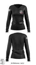 Dyersburg Police 83663481 Women's Long Sleeve V-neck Shirt - 5