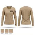 Dane County Sheriff’s Office Women's Long Sleeve V-neck Shirt - 1