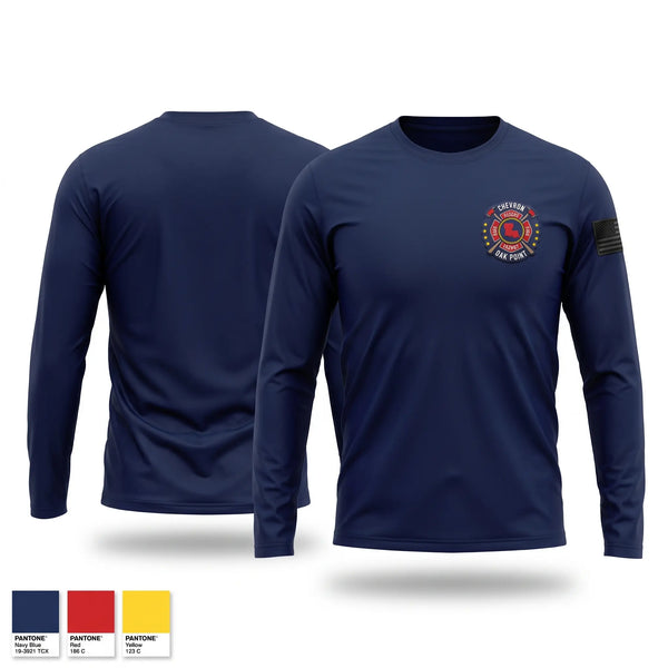 Long Sleeve Performance Shirt, Oak Point ERT, Fire Department, Teamtime, Team time, sublimation, custom sports apparel, team uniforms, spirit wear, spiritwear, sports uniforms, custom shirts, team store, custom team store, fundraiser sports, apparel fundraiser