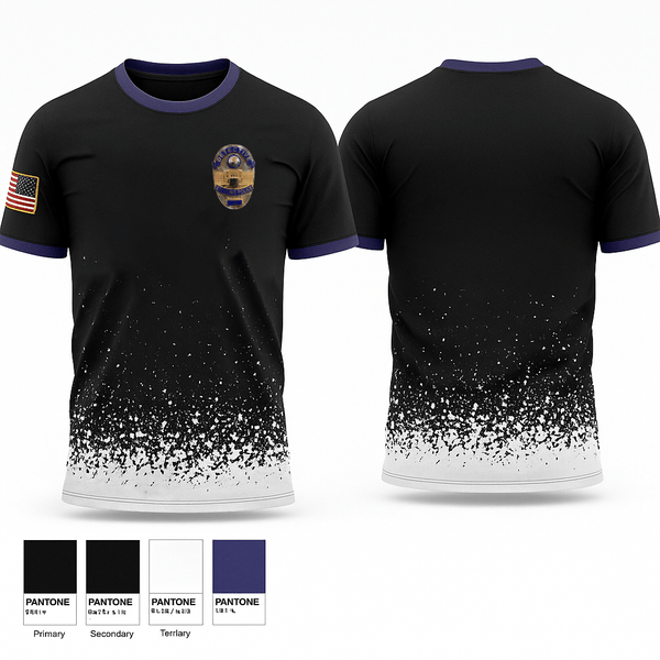 Sterling Police Department 97168760 Old School Cotton Feel Shirt - 2