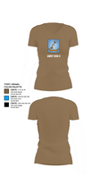AMSP Sem 2 60045387 Women's Short Sleeve V-neck Shirt - 4