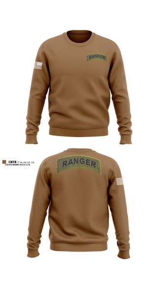 Crew Neck Sweatshirt, , Army, Teamtime, Team time, sublimation, custom sports apparel, team uniforms, spirit wear, spiritwear, sports uniforms, custom shirts, team store, custom team store, fundraiser sports, apparel fundraiser
